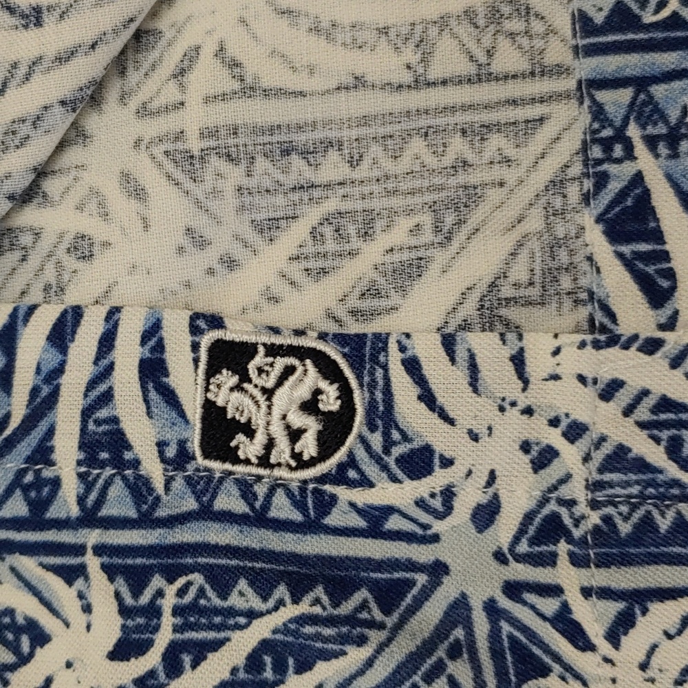 Nat Nast Men's Size Medium Casual Split Hem Buttondown - Picture 4 of 9